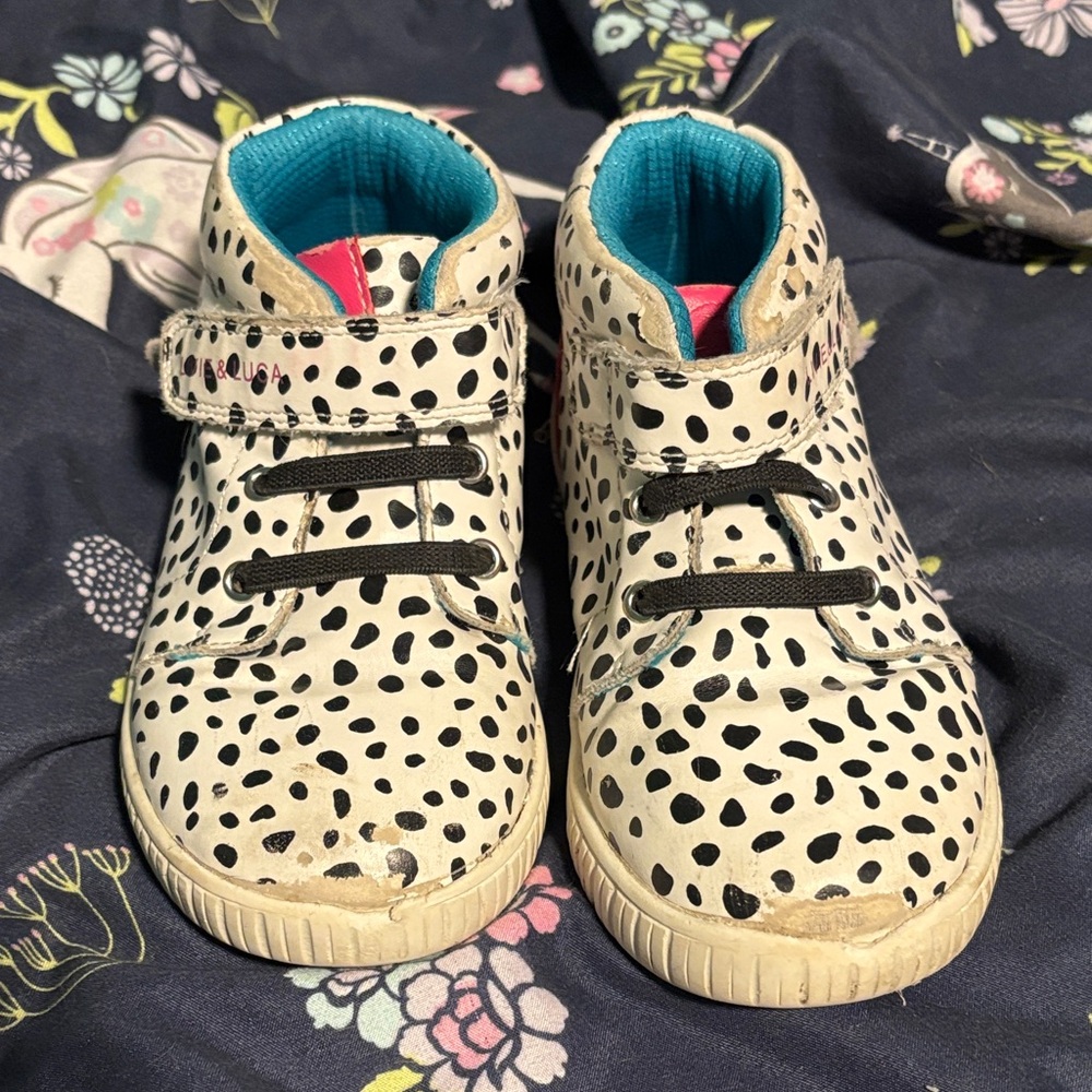 Livie & Luca Black and White Kids Sneakers